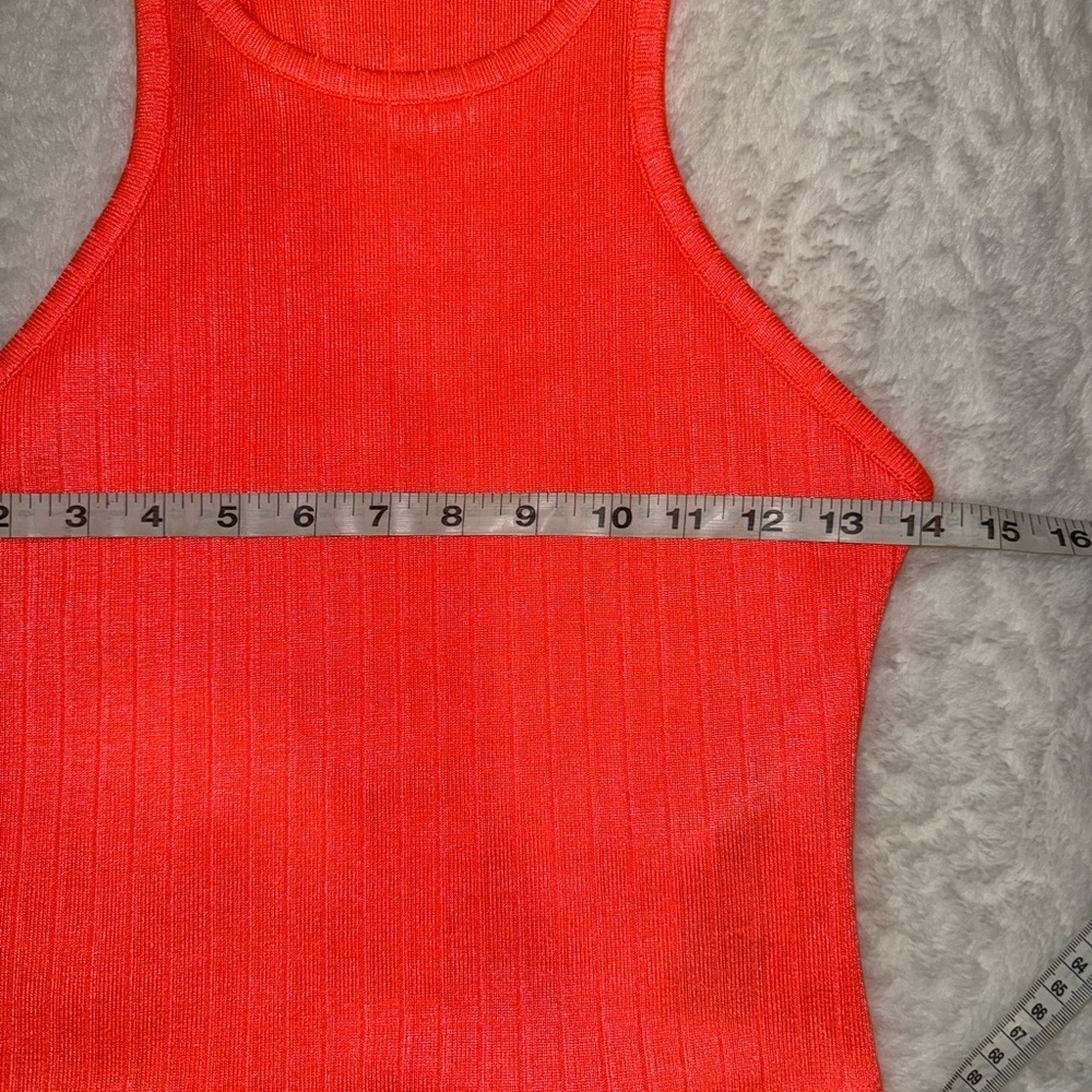 2 x 20$ Guess Bright Coral Tank Top Size XS - Picture 4 of 5